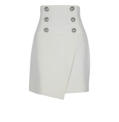 Balmain Buttoned Mini Skirt, front view