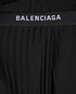 Balenciaga Pleated Asymmetric Skirt, &pound;195, Clothing, Black, Polyester (Polymer), Other view