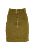 Balmain High Waist Jeans Mini Skirt, back view