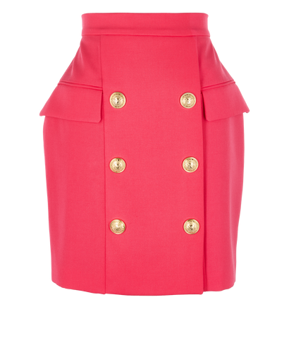 Balmain Buttoned Mini Skirt, front view