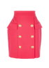 Balmain Buttoned Mini Skirt, front view