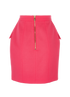 Balmain Buttoned Mini Skirt, back view