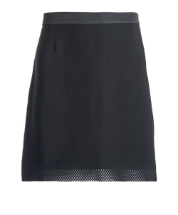 Balenciaga Mini Skirt, Polyester, Black, UK12, 3*