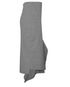 Balenciaga Asymmetric Houndstooth Skirt, side view