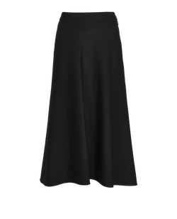 Balenciaga Midi Skirt, Wool, Black, UK10, 3*