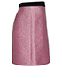 Balenciaga Mini Pattern Skirt, side view