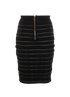 Balmain Midi Skirt, back view