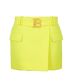 Balmain Embellished Metallic Mini Skirt, &pound;150, Clothing, Silver, Acetate, Front view