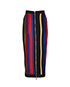 Balmain Stripe Pencil Skirt, back view