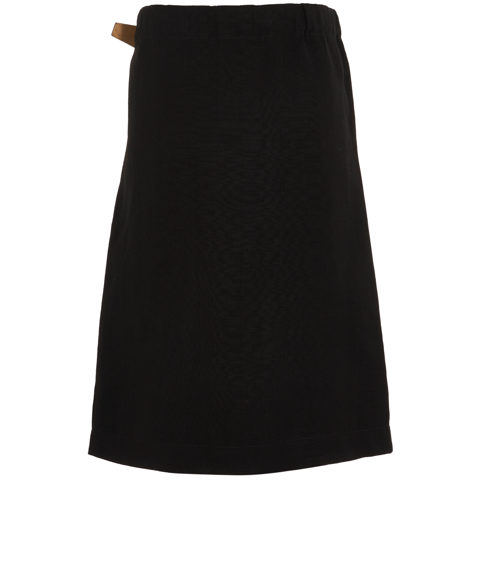 Bottega Veneta Belted Wrap Skirt, &pound;110, Clothing, Black, Silk/Viscose, Back view