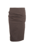 Brunello Cuccinelli Ruched Mini Skirt, front view