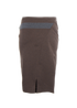 Brunello Cuccinelli Ruched Mini Skirt, back view