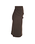 Brunello Cucinelli Ruched Knee Length Skirt, side view
