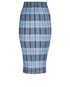Burberry Pleated Check Skirt, front view