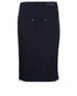 Burberry Midi Denim Skirt, back view