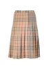 Burberry Check Skirt, &pound;140, Clothing, Beige, Wool, Back view