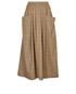 Celine Prince of Wales Midi Skirt, &pound;550, Clothing, Brown, Wool, Front view