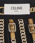 Celine Crepe De Chine Pleated Midi Skirt, other view