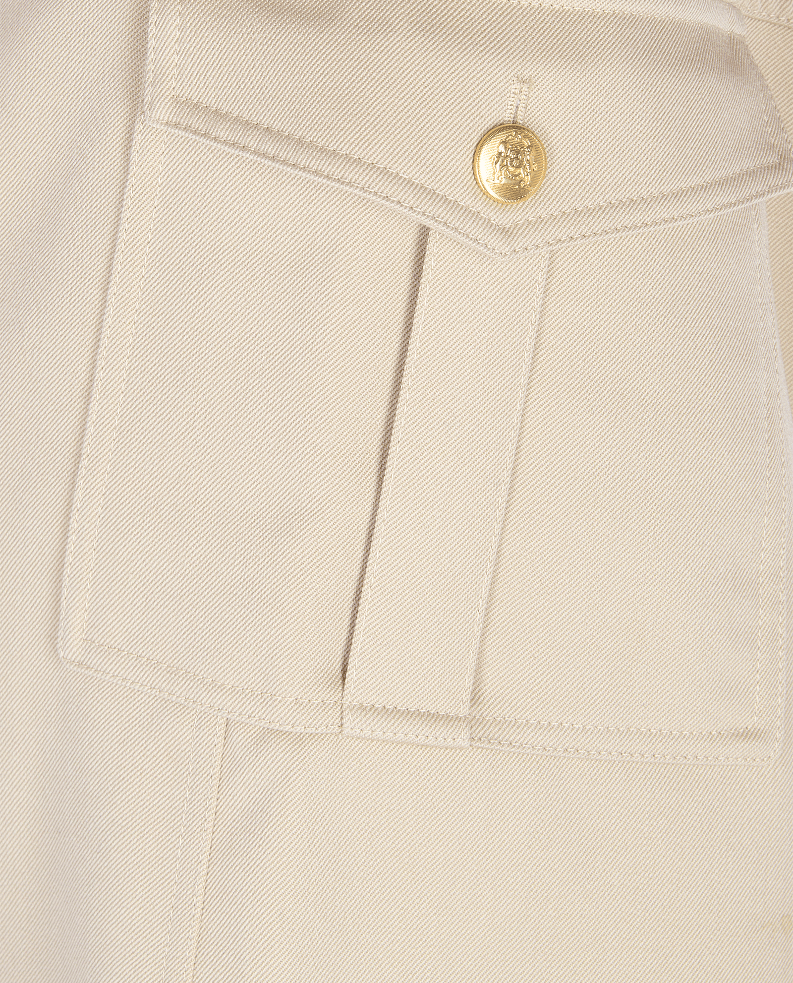 Celine Cargo Mini Skirt, &pound;350, Clothing, Beige, Wool, Other view
