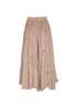 Celine Floral Pleated Dress, back view