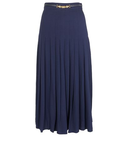 Céline Pleated Midi Skirt, front view