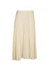 Celine Triomphe Pleated Midi Skirt, front view