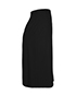 Celine Black Midi Skirt, side view