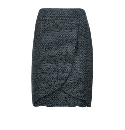 Chanel Suit Skirt, Tweed, Blue, 3*