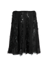 Chanel 01P Seqiun & Ruffle Skirt, front view