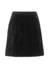 Chanel Velvet Mini Skirt, front view