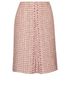 Chanel Boucle Skirt, &pound;255, Clothing, Beige/Purple, Silk/Wool, Front view