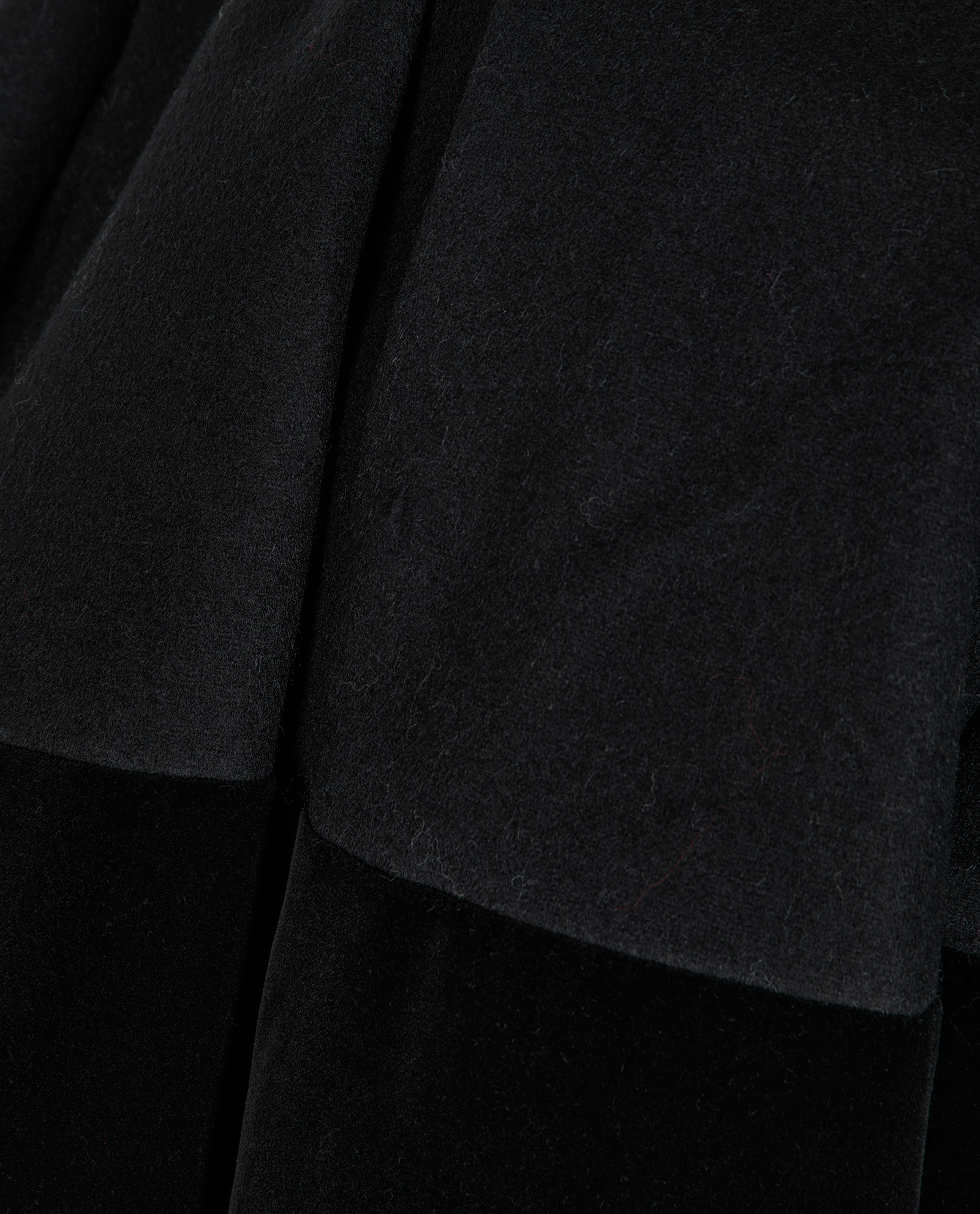 Chanel Pleated Midi Skirt, &pound;450, Clothing, Black, Cotton, Other view