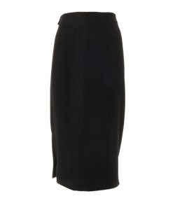 Chanel Vintage Midi Pencil Skirt, Wool, Black, UK12, 2*