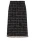 Chanel Tweed Midi Skirt, back view