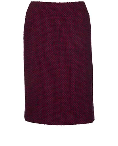 Chanel Boucle Midi Pencil Skirt, front view