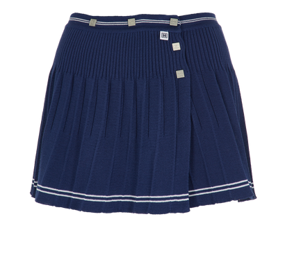 Chanel Mini Pleated Tennis Skirt, front view
