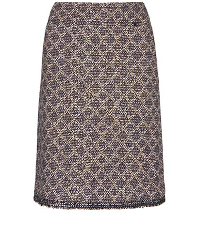 Chanel Boucle A line Skirt, front view