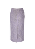Chanel Tweed Pencil Skirt, back view