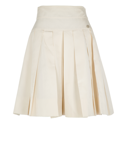 Chanel 08P Pleated Skirt, front view