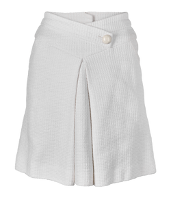 Chanel Boucle Skirt, Cotton/Nylon, White, UK 8, 1*