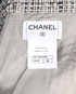 Chanel Tweed Mini Skirt, &pound;295, Clothing, Blue/Grey, Cotton/Nylon/Silk, Other view