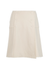 Chanel 05A Double-Breasted Skirt, &pound;250, Clothing, Cream, Wool, Front view