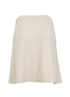 Chanel 05A Double-Breasted Skirt, &pound;250, Clothing, Cream, Wool, Back view