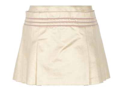 Chanel Pleated Mini Skirt, front view