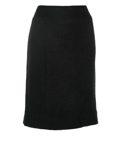 Chanel 98A Tweed Midi Skirt, front view