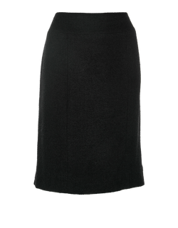 Chanel 98A Tweed Midi Skirt, Wool/Poly, Black, UK16, 2*
