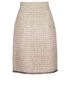Chanel Crystal Hem Pencil Skirt, front view