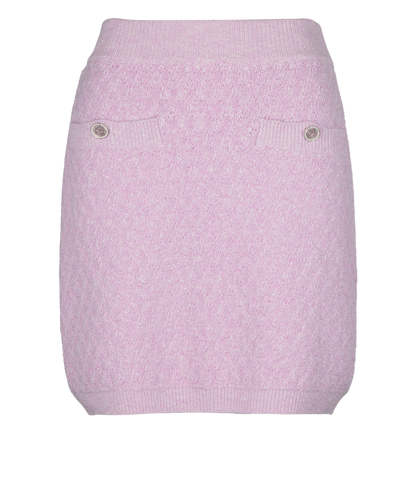 Chanel Embellished Button Mini Skirt, front view