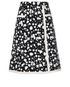 Chanel Splatter Tweed A-Line Skirt, front view