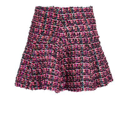 Chanel Tweed Mini Skirt, front view